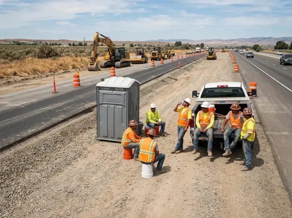 highway-road-construction-crew-007 — frequently asked questions, Porta Potty and Restroom Rentals in Brigham City, UT